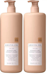 Kristin Ess Hair The Signature Conditioner for Dry Damaged Hair - Moisturizes,Smooths,Detangles + Softens-Hair - Sulfate Free,Color + Keratin Safe,33.8 fl. oz.,(Pack of 2)