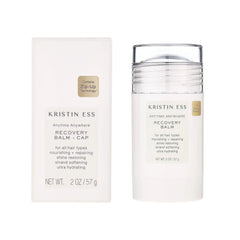 Kristin Ess Hair Recovery Balm Treatment for Damaged Hair + Slick Back Styles - Ponytails, Buns with Coconut and Castor Oils, Edge Control, Restores Shine and Softens, Clean Girl Essentials 2oz