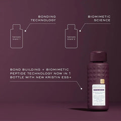 Kristin Ess+ Peptide Bond Repair Strengthening Shampoo, Damaged Hair, 10 oz | Sulfate-free shampoo repairs damaged hair, strengthens bonds, reduces breakage, and is color safe for daily use.