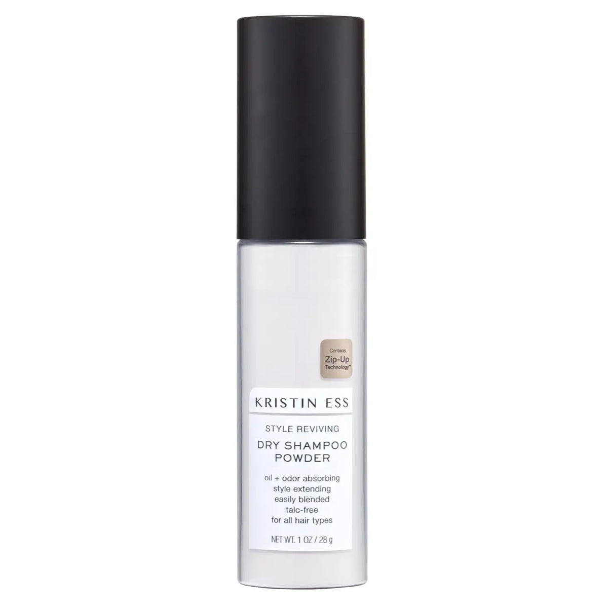 Kristin Ess Travel Size Dry Shampoo Powder For Oily Hair - Fresh Pear Fragrance - Non-Aerosol Style Extender - Sulfate Free, Color Safe, Vegan + Clean - Lightweight - Easily Blends In Dark Hair