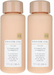 Kristin Ess Hair The One Signature Salon Sulfate Free Shampoo for Moisture, Softness + Shine - Avocado Oil - Anti Frizz + Clarifying - Hydrates + Repairs - Vegan, Paraben Free | Color Safe (Pack of 2)