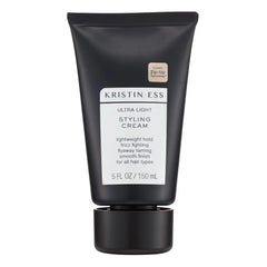 Kristin Ess Ultra Light Styling Curl Cream for Curl + Wave Definition - Lightweight Hold - Smooth Styles, Shiny Blowout Prep & Frizz Control - Vegan & Color Safe - Women's Styling Hair Product