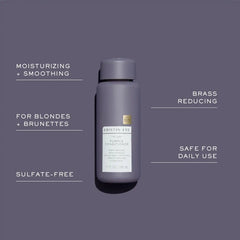 Kristin Ess Hair The One Purple Conditioner for Toning + Moisturizing Blonde Hair - Neutralizes Brass + Yellow Tones - Sulfate, Silicone and Paraben Free, Color + Keratin Safe, 10 fl. oz.