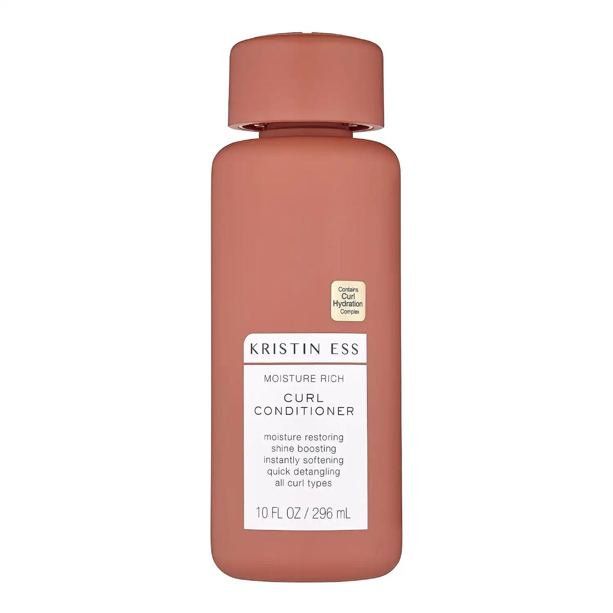 Kristin Ess Hair Moisture Rich Conditioner for Curly + Wavy Hair, 10 fl. oz, Vegan, Sulfate, Paraben and Silicone Free, Color + Keratin Safe