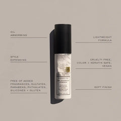 Kristin Ess Hair Dry Shampoo Non-Aerosol Powder for Oily Hair - Mattifying, Style Extending, Fragrance Free, Dry Shampoo for Men and Women, Easily Blended, Lightweight Formula, Vegan, 1.3 oz