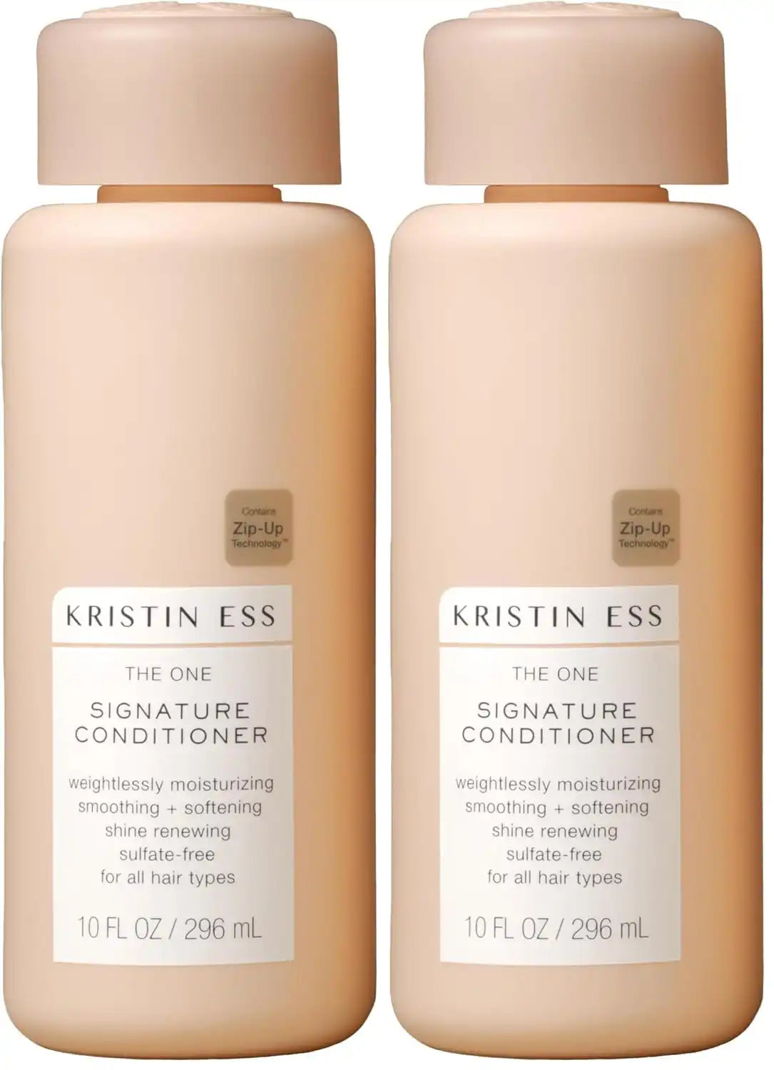 Kristin Ess Hair One Signature Conditioner for Dry Damaged Hair - Moisturizes, Smooths + Softens Hair, Sulfate Free, Color Safe + Keratin Safe, 10 fl oz (Pack of 2)
