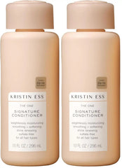 Kristin Ess Hair One Signature Conditioner for Dry Damaged Hair - Moisturizes, Smooths + Softens Hair, Sulfate Free, Color Safe + Keratin Safe, 10 fl oz (Pack of 2)