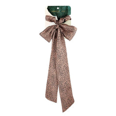 Kristin Ess Hair Scrunchie + Scarf Set Cheetah, 1 Count, Hair Accessory for Women and Girls, Satin Hair Scrunchie, Ponytail Holder, Hair Ties, Day and Night Styling, All Hair Types and Textures